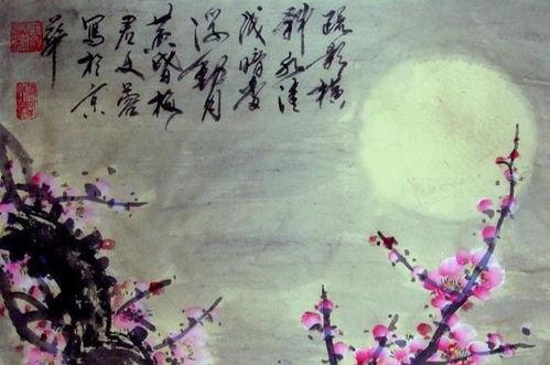 暗香浮动月黄昏,黄昏诗意盎然